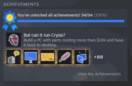 Golden Screwdriver (Every Achievement)